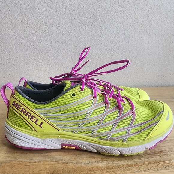 Merrell Shoes - Merrell M-Connect Shoes Womens Size 7 High Viz Purple Vibram Running J06300
